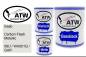 Preview: Saab, Carbon Flash Metallic, 58U / WA501Q / GAR: 1L Lackdose + 1L Klarlack + 500ml Härter - Set, von ATW Autoteile West.